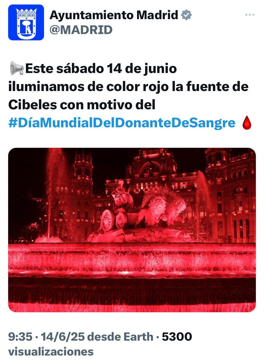 Adrián Alegre, MD, PhD (@adrianalegrea) on Twitter photo “Dona Sangre Dona Vida”
Hoy 14 de junio de celebra el #DíaMundialDelDonanteDeSangre, en honor al nacimiento de Karl Landsteiner, científico que descubrió los grupos sanguíneos, Premio Nobel en 1.930
Gracias por donar..!! @sehh <a href="/amhh/">Amber Hedrick Perino</a> <a href="/fleucemiaylinfo/">Fundación Leucemia y Linfoma</a> <a href="/Madridonasangre/">Centro de Transfusión🩸</a> <a href="/SETS_es/">SETS</a> “Dona Sangre Dona Vida”
Hoy 14 de junio de celebra el #DíaMundialDelDonanteDeSangre, en honor al nacimiento de Karl Landsteiner, científico que descubrió los grupos sanguíneos, Premio Nobel en 1.930
Gracias por donar..!! @sehh <a href="/amhh/">Amber Hedrick Perino</a> <a href="/fleucemiaylinfo/">Fundación Leucemia y Linfoma</a> <a href="/Madridonasangre/">Centro de Transfusión🩸</a> <a href="/SETS_es/">SETS</a>