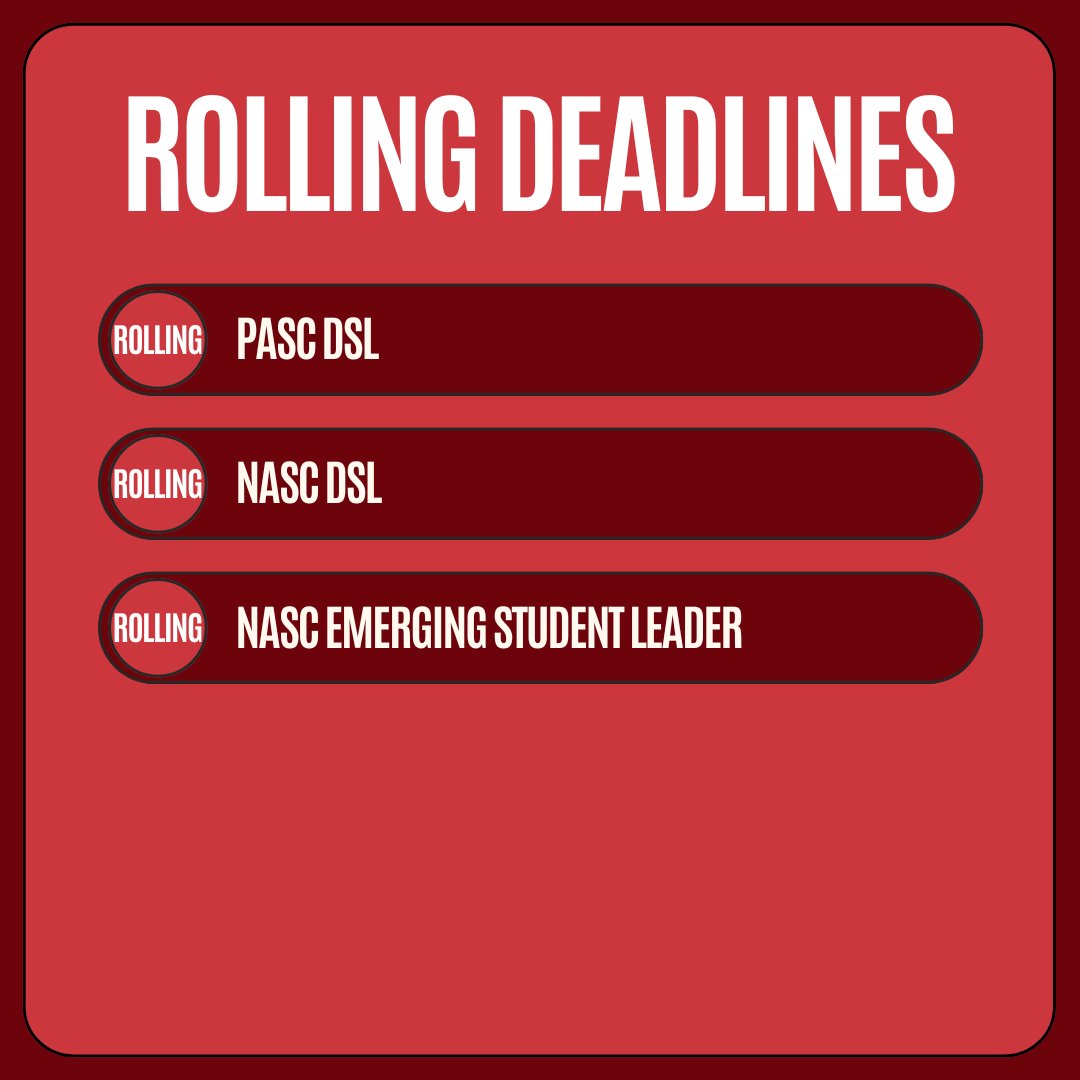 Can’t keep track of all the upcoming deadlines?? Here’s all you need ✅✅

GO APPLY REGION B ‼️ apps in linktree🤞🤞