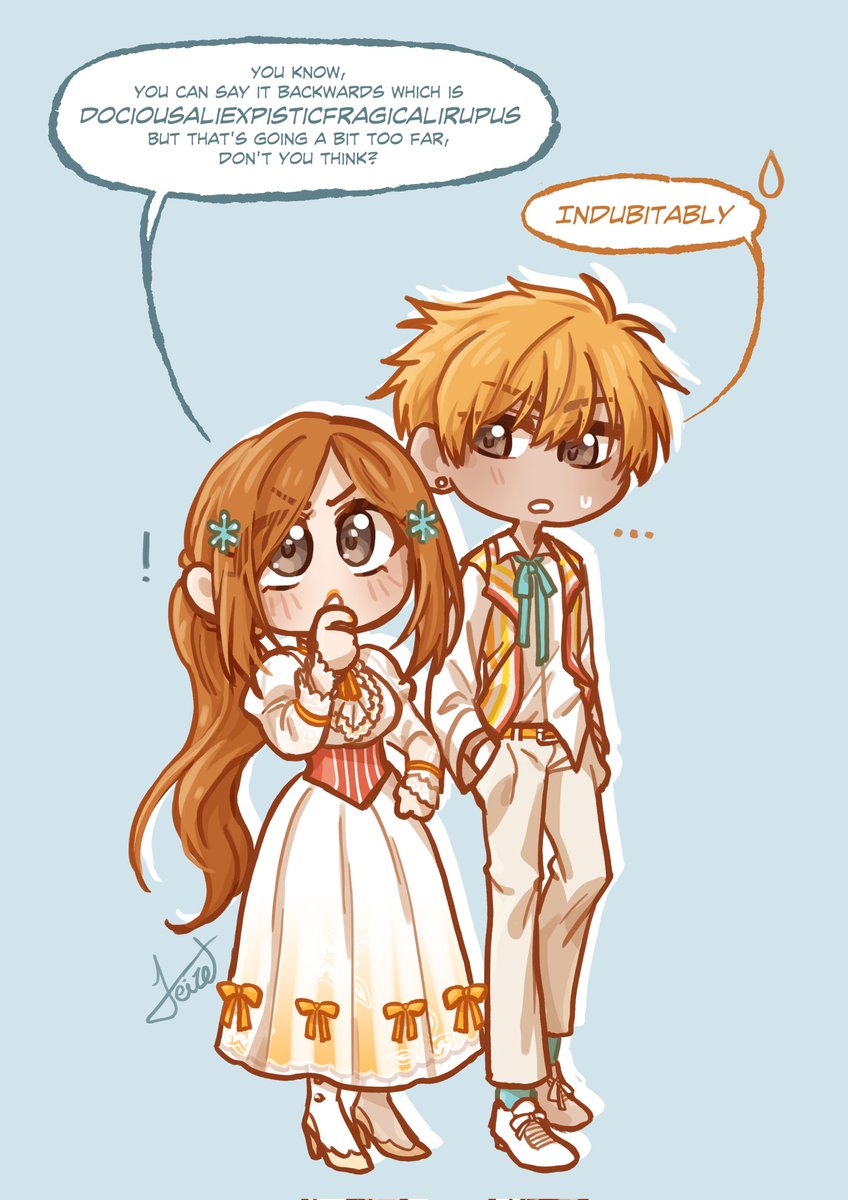 AltZet_'s tweet image. Fuck it, have all my #BLEACH #ichihime #ไธ็น art, follow my tumblr and bluesky (links at the end of thread)
Mary Poppins Ichihime!