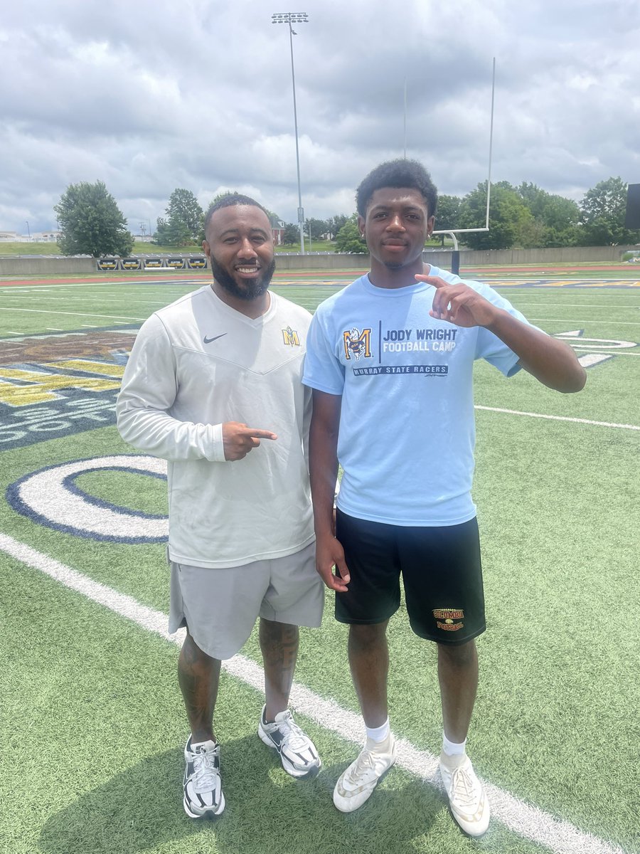 I had a great time competing at <a href="/MSURacers/">Murray State Racers Athletics</a> today thanks to coach <a href="/coachjimmyogle/">Jimmy Ogle</a> and <a href="/coachJWilliams6/">JD Williams</a> for the knowledge as I take it to in season. <a href="/sammiecoates11/">Sammie Coates</a> <a href="/1_CoachKing/">Marqavius King 🔮</a>
