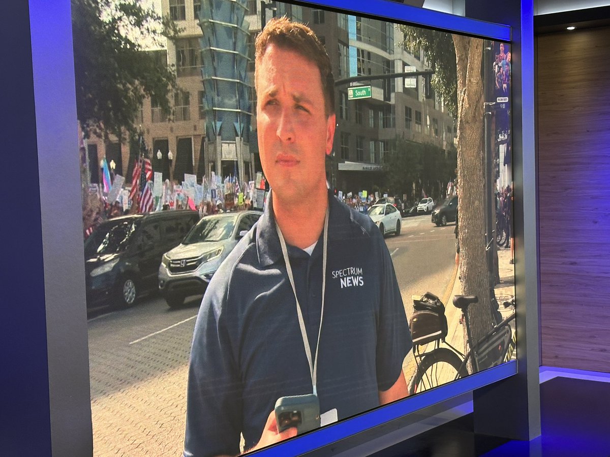 Spectrum News Asher Wildman (@asherwildman13) on Twitter photo Happening now in Orlando, our <a href="/devinmartintv/">Devin Martin</a> continues to cover what organizers are calling “No Kings Day” protests. <a href="/MyNews13/">Spectrum News 13</a> Happening now in Orlando, our <a href="/devinmartintv/">Devin Martin</a> continues to cover what organizers are calling “No Kings Day” protests. <a href="/MyNews13/">Spectrum News 13</a>