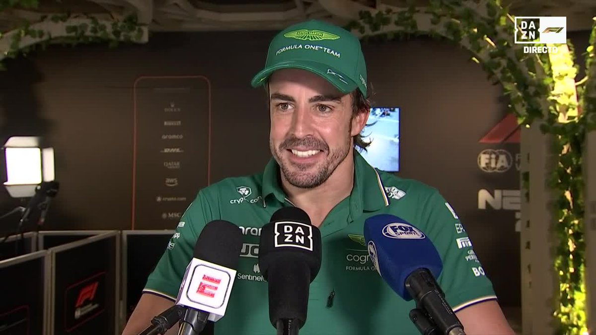 XitoLlanos's tweet photo. 📣Fernando Alonso, para los micrófonos de DAZN tras la Qualy:

🗣️“Salgo sexto porque perdí algo de aerodinámica en el 2° sector al ir arrastrando mis santos cojones en la recta”

🤔 “¿La salida mañana? Calma, solo tengo que intentar seguir a lo negro, tampoco salirme del asfalto” https://t.co/tKhAgvQcUa