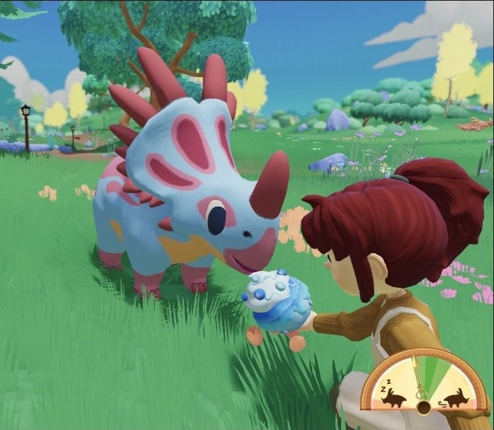 SiobhanBriers's tweet photo. Casually gone back to play Paleo pines and only come across Cupcake 🩵💖 @TheAx3Man https://t.co/BROZnOmday