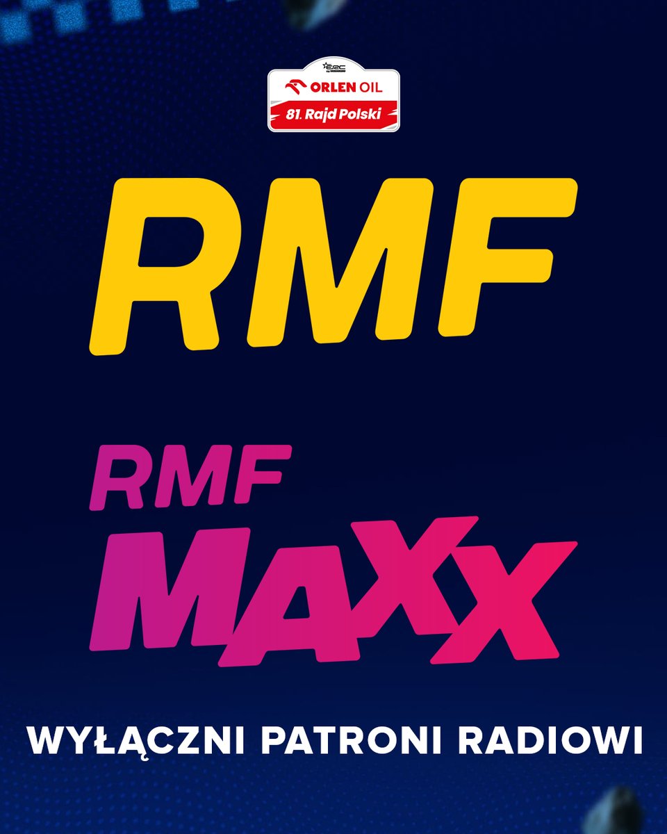 Wyłącznymi Patronami Radiowymi tegorocznej rywalizacji są RMF FM oraz RMF MAX, które należą do najchętniej słuchanych stacji w kraju. 

Jeśli więc szukacie informacji na temat ORLEN OIL 81. Rajdu Polski, już wiecie, gdzie je znaleźć.