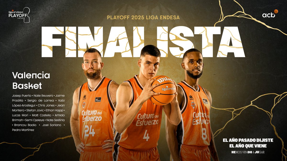 Liga Endesa (@acbcom) on Twitter photo 🧡 ¡<a href="/valenciabasket/">Valencia Basket Club</a> se convierte en el primer FINALISTA del #PlayoffLigaEndesa! 🧡 ¡<a href="/valenciabasket/">Valencia Basket Club</a> se convierte en el primer FINALISTA del #PlayoffLigaEndesa!