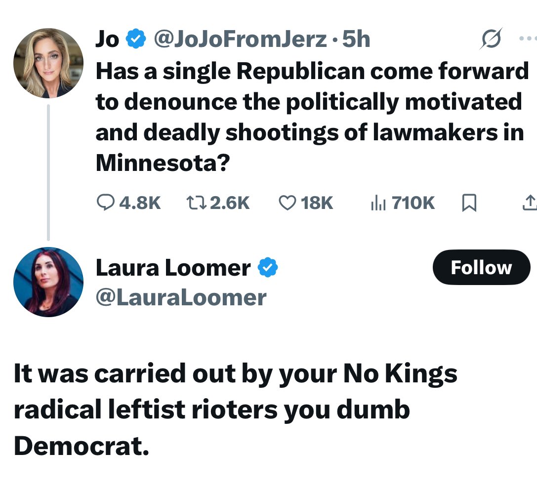 Loony Loomer is lying. Again.
But that’s what she does.
She lies. Nonstop.
Well, when she’s not handcuffing herself to a door that is.
