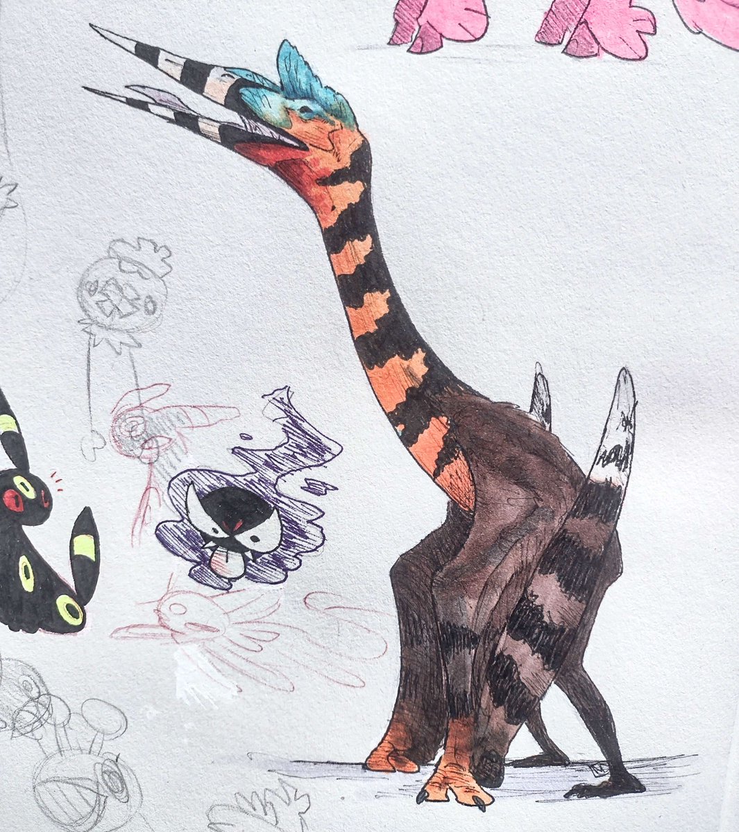 big birdie ( and a gastly)
#dinosaur #quetzalcoatlus #pokemon #drawing #