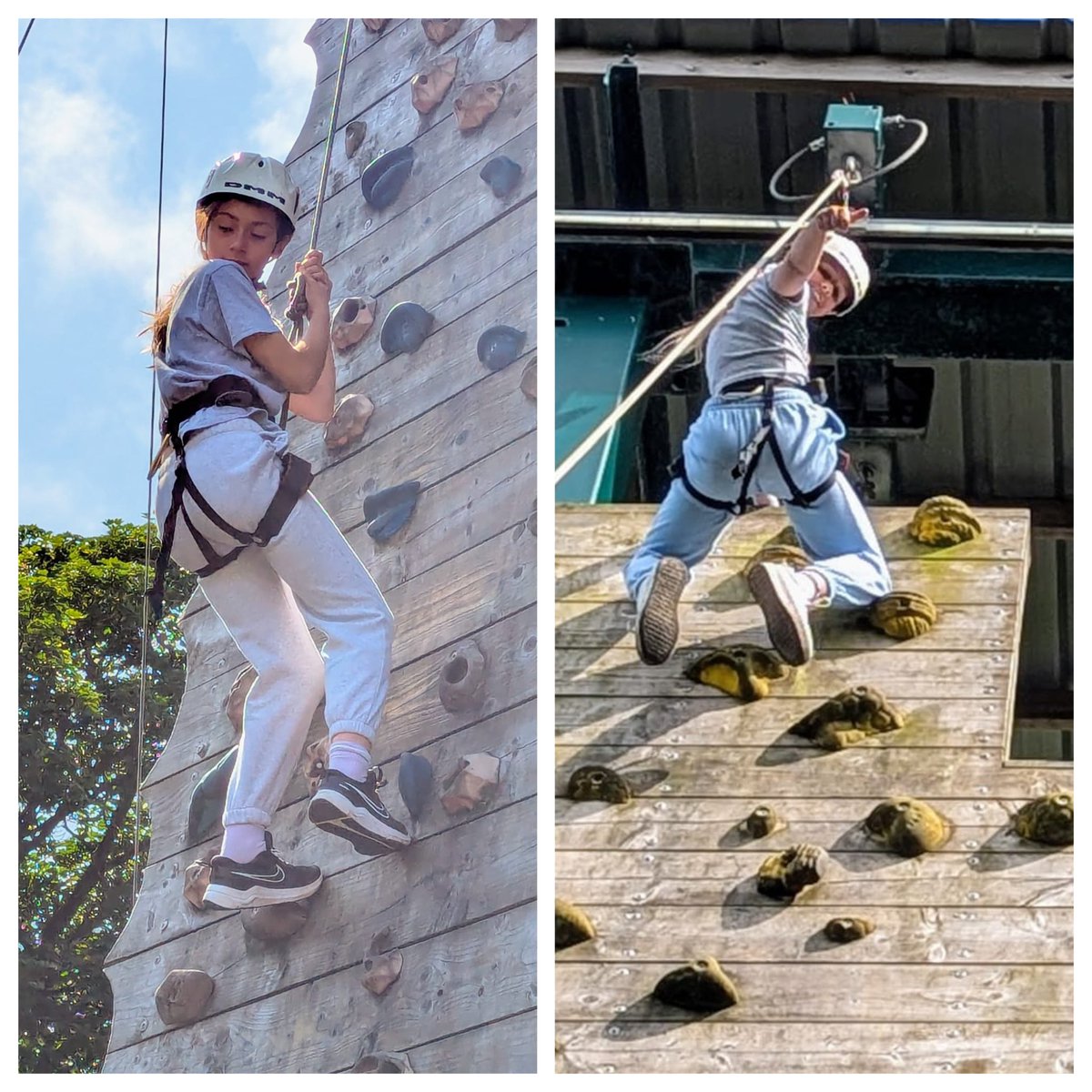 Team Ginst smashed through the mud assault course before tackling the climbing this afternoon! #superstars