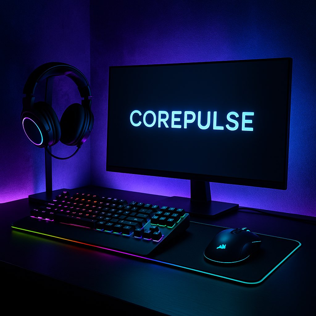 CorepulseShop's tweet image. It’s weekend. It’s glowing. It’s CorePulse.
Mach dein Setup legendär → corepulse.shop
#GamingLife #CorePulse #RGBGear