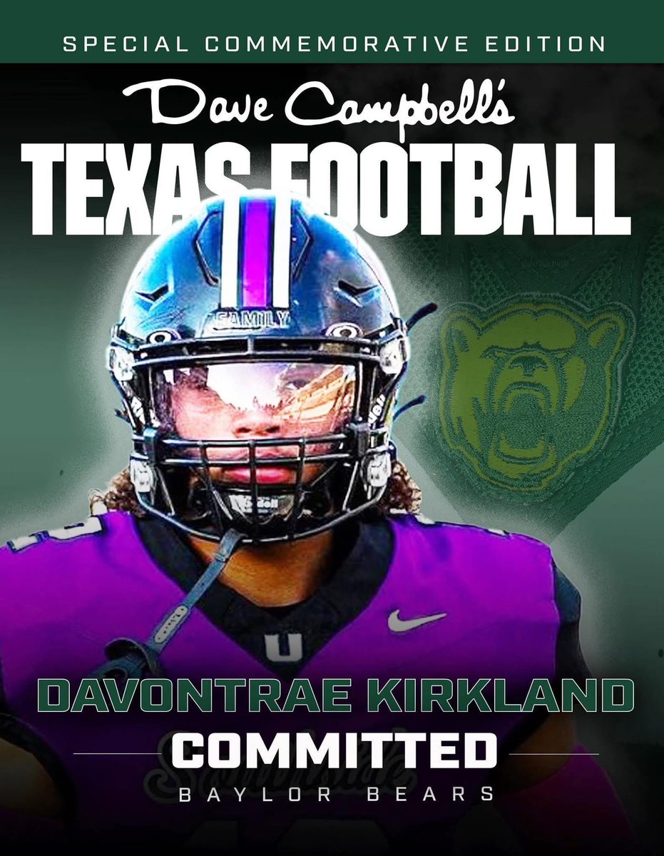 Trojan Athletic Booster Club (@wacoufootballbc) on Twitter photo We got ourselves another <a href="/BUFootball/">Baylor Football</a> commit!! This is a true testament that hard work pays off. Congratulations <a href="/DDavontrae/">Davontrae "D-TRAIN" Kirkland</a> we’re proud of U!! <a href="/WacoUFootball/">Waco University Football</a> <a href="/RecruitTheU/">Recruit The U</a> <a href="/CoachCFoster_/">Charles Foster</a> @_Visionary_Vic We got ourselves another <a href="/BUFootball/">Baylor Football</a> commit!! This is a true testament that hard work pays off. Congratulations <a href="/DDavontrae/">Davontrae "D-TRAIN" Kirkland</a> we’re proud of U!! <a href="/WacoUFootball/">Waco University Football</a> <a href="/RecruitTheU/">Recruit The U</a> <a href="/CoachCFoster_/">Charles Foster</a> @_Visionary_Vic