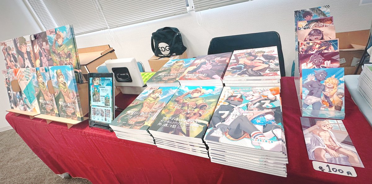 設営完了しました！本日はよろしくお願いします🙏