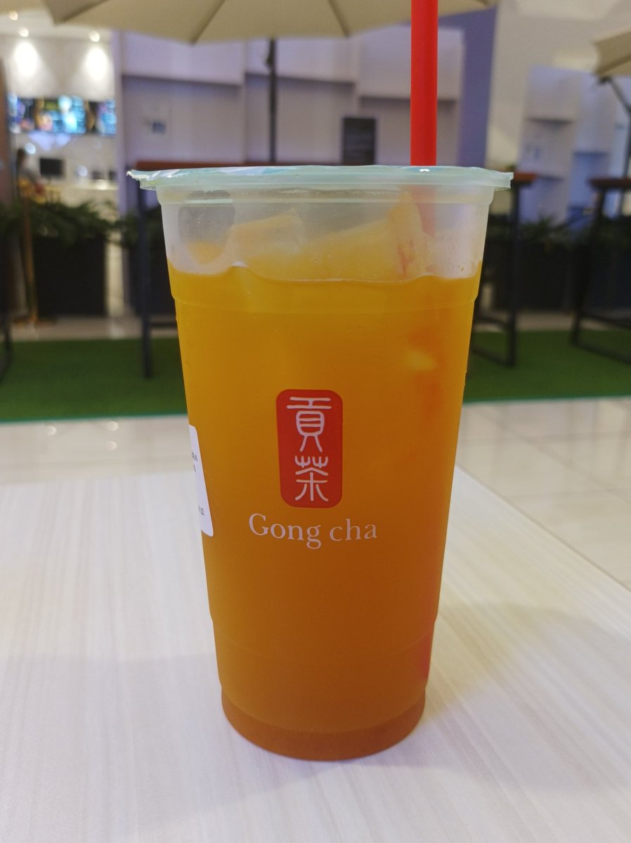 Mango green tea