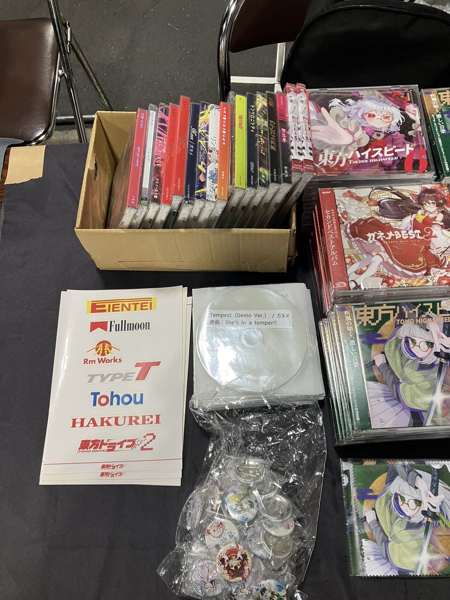 ganemes's tweet image. 設営完了しました！！
本日の #名華祭 はスペース【K-22】にてお待ちしております🙏🙏🙏