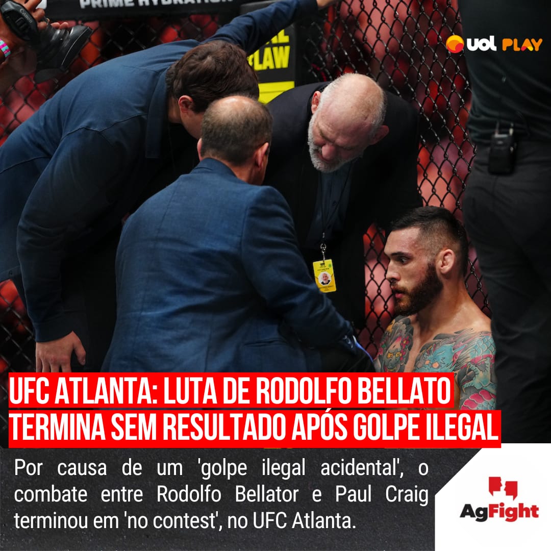AgFight's tweet photo. Anticlímax!
O que vocês acharam da decisão de deixar a luta sem resultado? Atitude correta do árbitro? #UFCAtlanta #RodolfoBellato #PaulCraig https://t.co/wbhamKUkzt