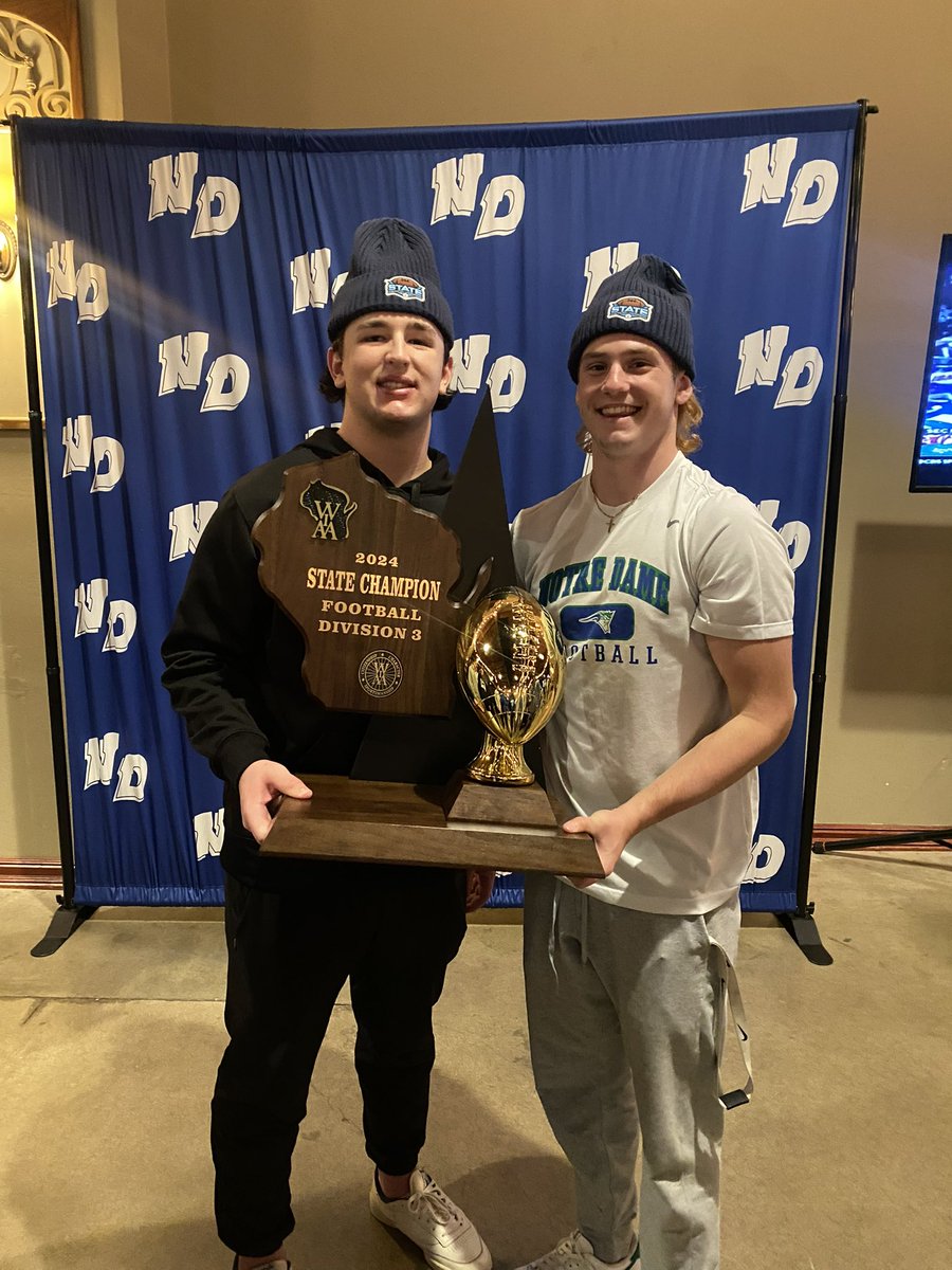 PeirceMax's tweet image. Awesome year for @NDATritonSports proud of our team! 2 state championships in 1 academic year in track and football! @PrepRedzoneWI @MJ_NFLDraft @B19Kamrath @ndatritonfb @RyanPeirce05
