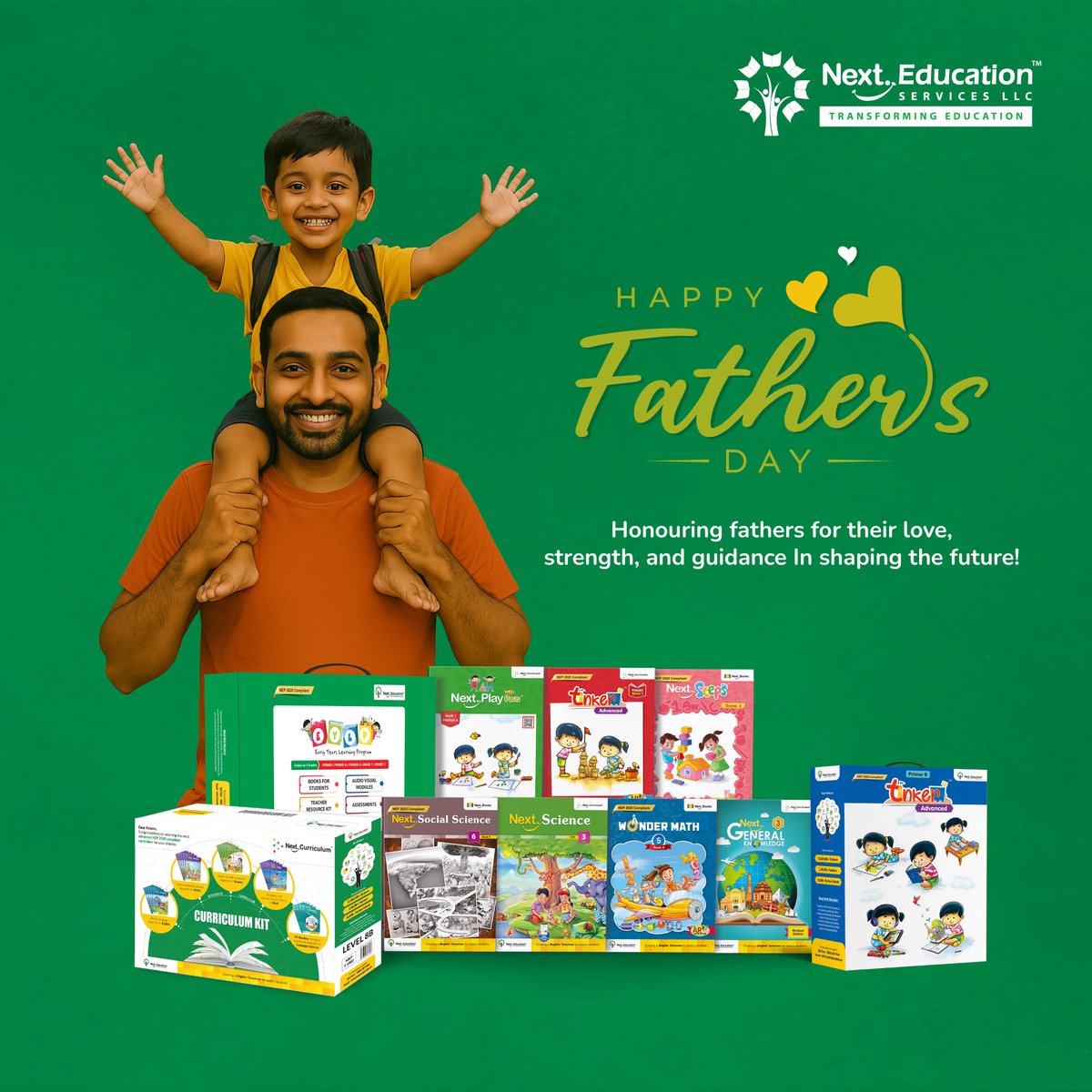 NextEducationAE's tweet image. This Father’s Day, let children recognise the power of a father’s guidance, love, and support. When young hearts understand the importance of family and care, they begin to grow with a deep sense of respect and gratitude. #Happyfathersday #NextEducation
