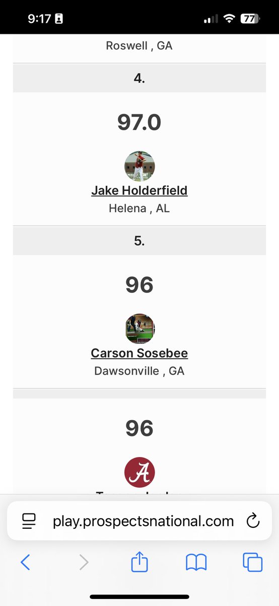 2027 Carson Sosebee number 1 pop time <a href="/PNScout/">Prospects National</a> Alabama Regional. 1.78🔥96 exit velo🔥<a href="/KSchnall9/">Kevin Schnall</a> <a href="/TShewmaker43/">Tyler Shewmaker</a> <a href="/tgoff11/">Travis Goff</a> <a href="/Garrett_Wood_/">Garrett Wood</a> <a href="/Tanner_M4/">Tanner Montgomery</a> <a href="/collinradack/">Collin Radack</a> <a href="/MClementBSB/">Mike Clement</a> <a href="/br41bennett/">Brock Bennett</a> <a href="/BVanderglas/">Brad Vanderglas</a> <a href="/rhennon10/">Rodney Hennon</a> <a href="/frederic_1851/">Frederic Reynolds</a> <a href="/VTCoachSzefc/">John Szefc</a> <a href="/MattReidFGCU/">Matt Reid</a> <a href="/DCHSBaseball22/">Dawson County Baseball</a>