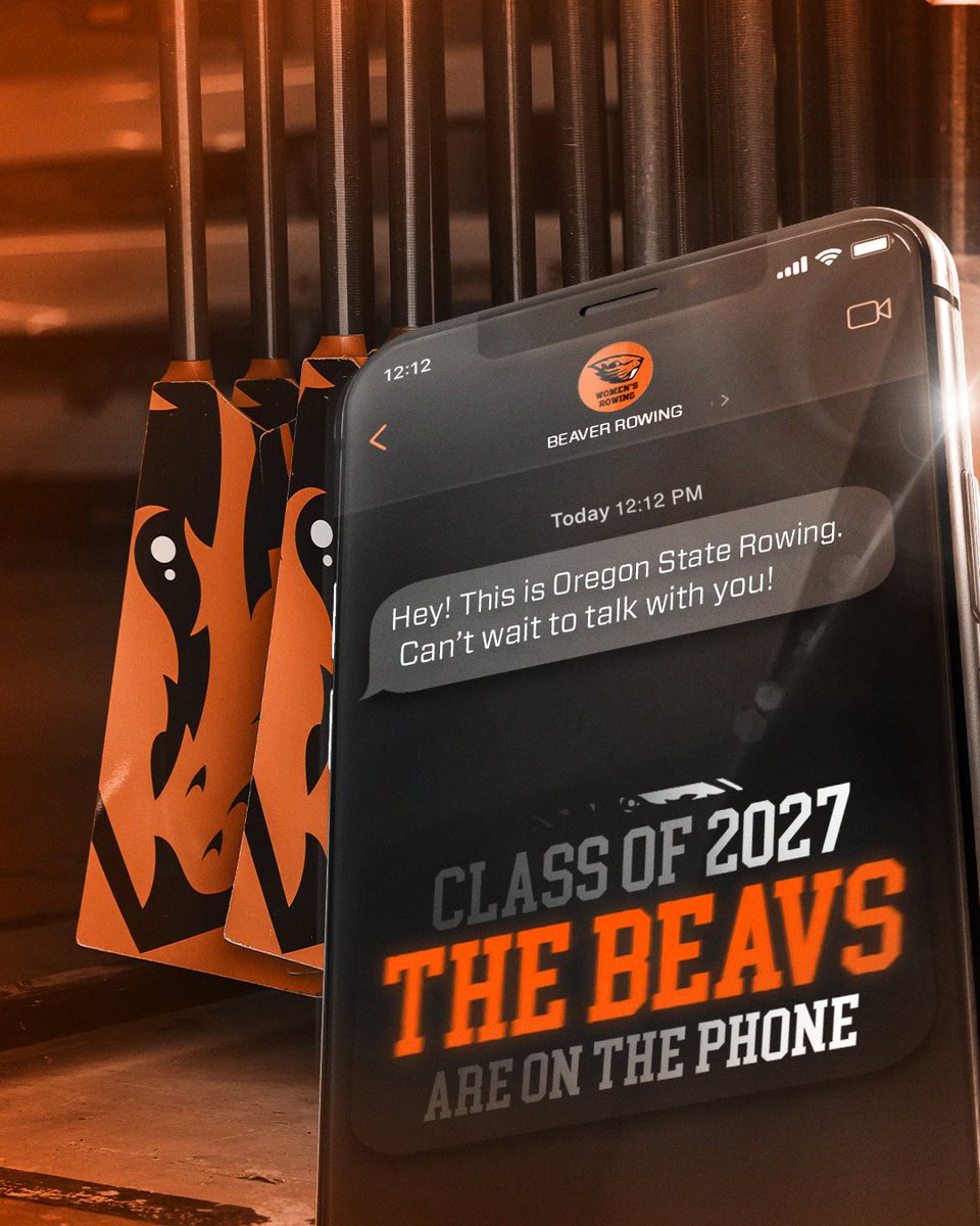 Excited to speak with the class of 2️⃣0️⃣2️⃣7️⃣🤩

#GoBeavs x #RowBeavs