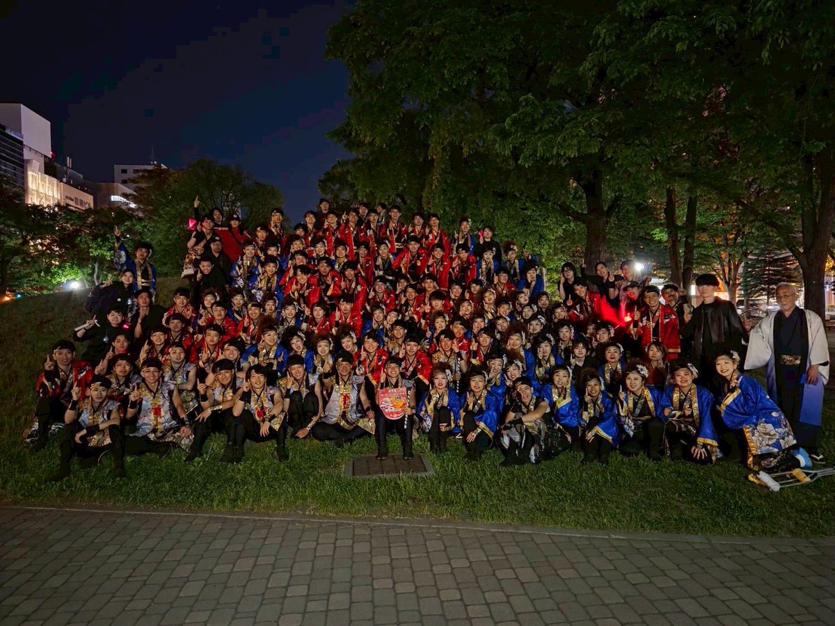 Tetsuya0623D's tweet photo. 室蘭百花繚蘭2025  轟かせ

高校生の時からいつかは！と思っていたチームで踊ることが出来ました。

応援してくださった皆様、本当にありがとうございました！

最高の景色、一生の思い出です。

#室蘭百花繚蘭 https://t.co/L5wq9reaZj