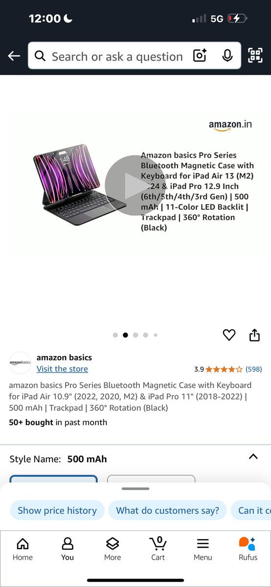 imsanjuD's tweet photo. Dear @amazonIN,
I ordered a keypad for my iPad 12.9” (Order #407-3041492-6281116, placed on 07.06.2025), but received the wrong size. Unfortunately, your team is refusing the return, even though the issue is not from my side.

This is unacceptable and against fair customer policy https://t.co/rb85HQcOPD