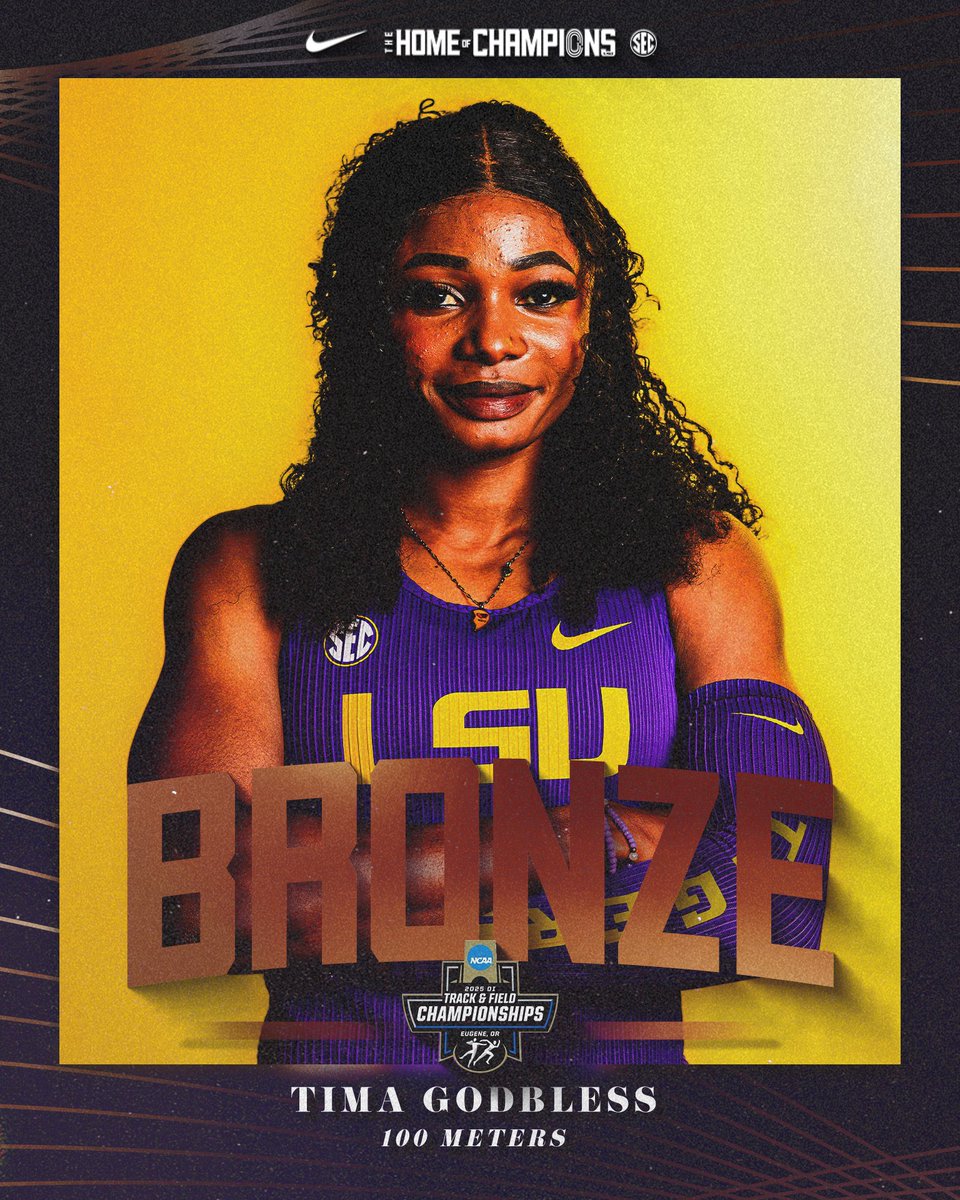 Godbless is taking home a bronze. 🥉

#GeauxTigers x #NCAATF