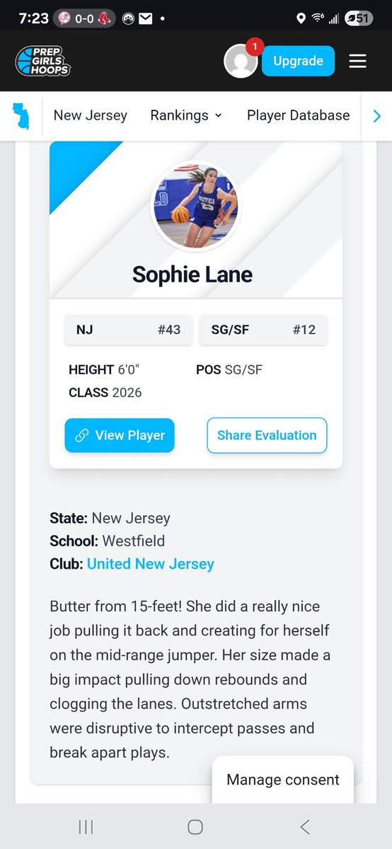 Sophie Lane (@sophielane23) on Twitter photo Thank you <a href="/EJayArrow/">E J 🏀</a> <a href="/PGHNewJersey/">Prep Girls Hoops New Jersey</a> for taking the time to watch us play!! It was great to get back on the court with my teammates and <a href="/CoachMcKeonWHS/">Liz McKeon</a>!! Thank you <a href="/EJayArrow/">E J 🏀</a> <a href="/PGHNewJersey/">Prep Girls Hoops New Jersey</a> for taking the time to watch us play!! It was great to get back on the court with my teammates and <a href="/CoachMcKeonWHS/">Liz McKeon</a>!!