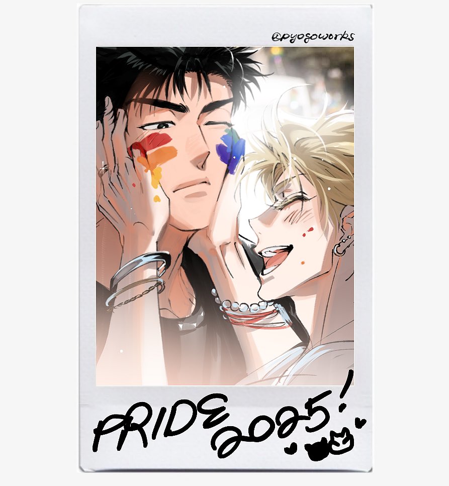 pyogoworks's tweet image. Happy pride month!! Celebrating with these two๐ ํญ์ ํ๋ณตํ ํ๋ฃจ ๋์๊ธธ ๋ฐ๋ผ์~๐ป๐ฑ #DriversHigh #๋๋ผ์ด๋ฒ์คํ์ด