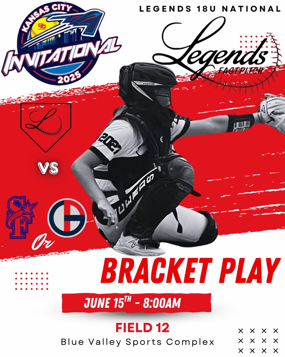 Bracket play starts bright and early. Hope to see you there