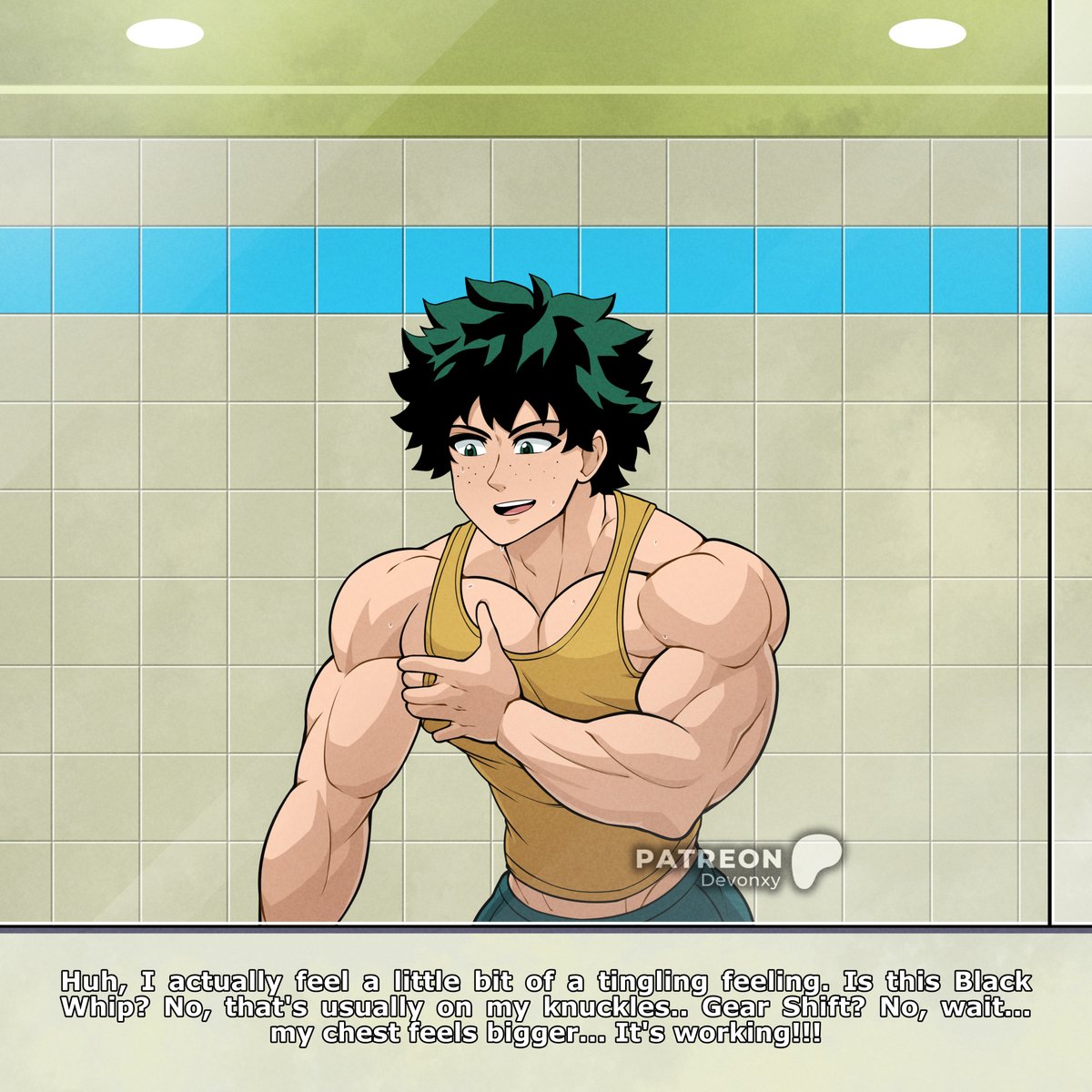 Devonxy2's tweet photo. Tingling feeling (2/4) #Deku https://t.co/CvcUFAnJUJ