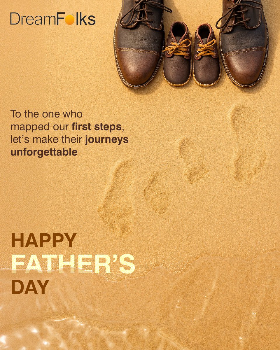 DreamFolks wishes a Happy Father’s Day to the guiding stars of every journey! 

Thank you for always leading the way.

#FathersDay #DreamFolks #CelebrateDad