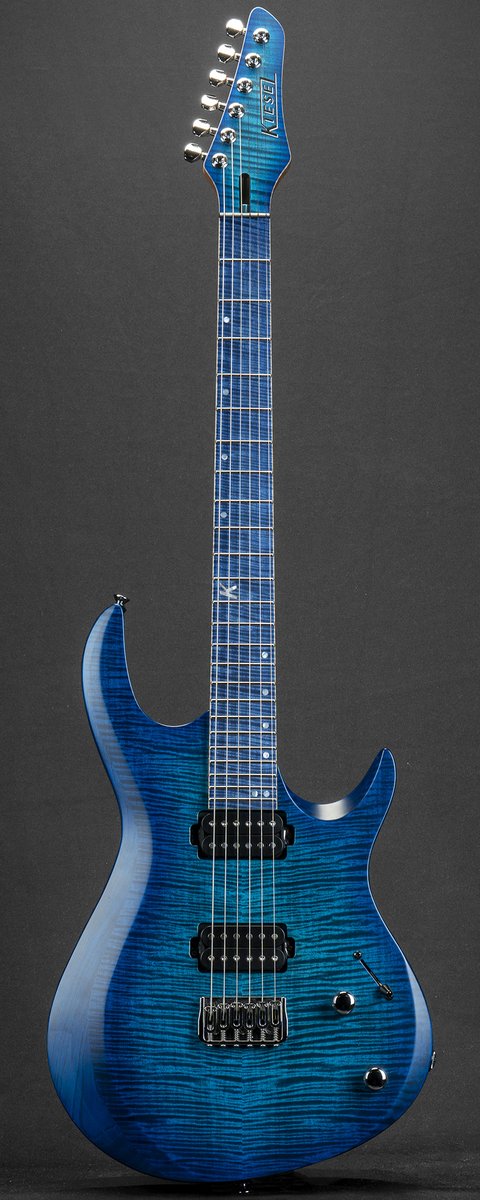 Kiesel_Guitars's tweet photo. You won't feel blue playing on a new A2. In-stock now: https://t.co/yh6z9o96By https://t.co/91V0sRTAie