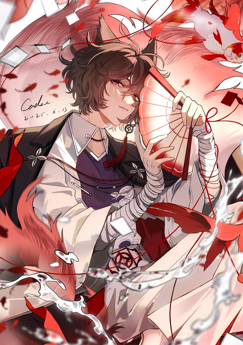 cadsuu's tweet image. #太中 
月色与雪色之间，日月和星辰之中