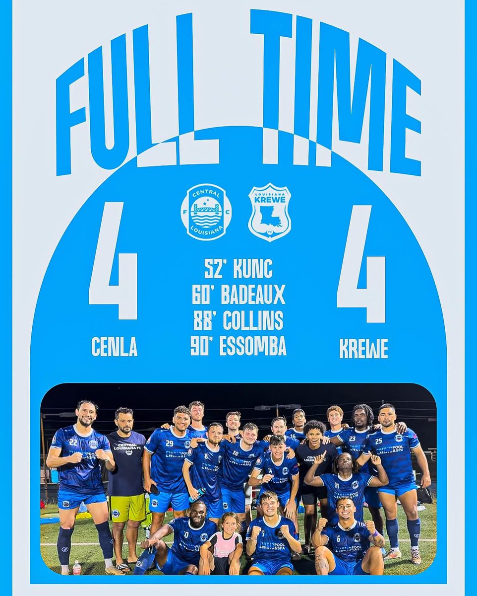 cenlafc's tweet image. 👏 NEVER 👏 SAY 👏 NEVER!

Being down 3 most of the game, the boys flip the script and pull off an incredible comeback, including two goals in the last few minutes to secure PLAYOFFS for the third year in a row and remain undefeated at home.

#nonleagueamerica #cenlafc #gcl2