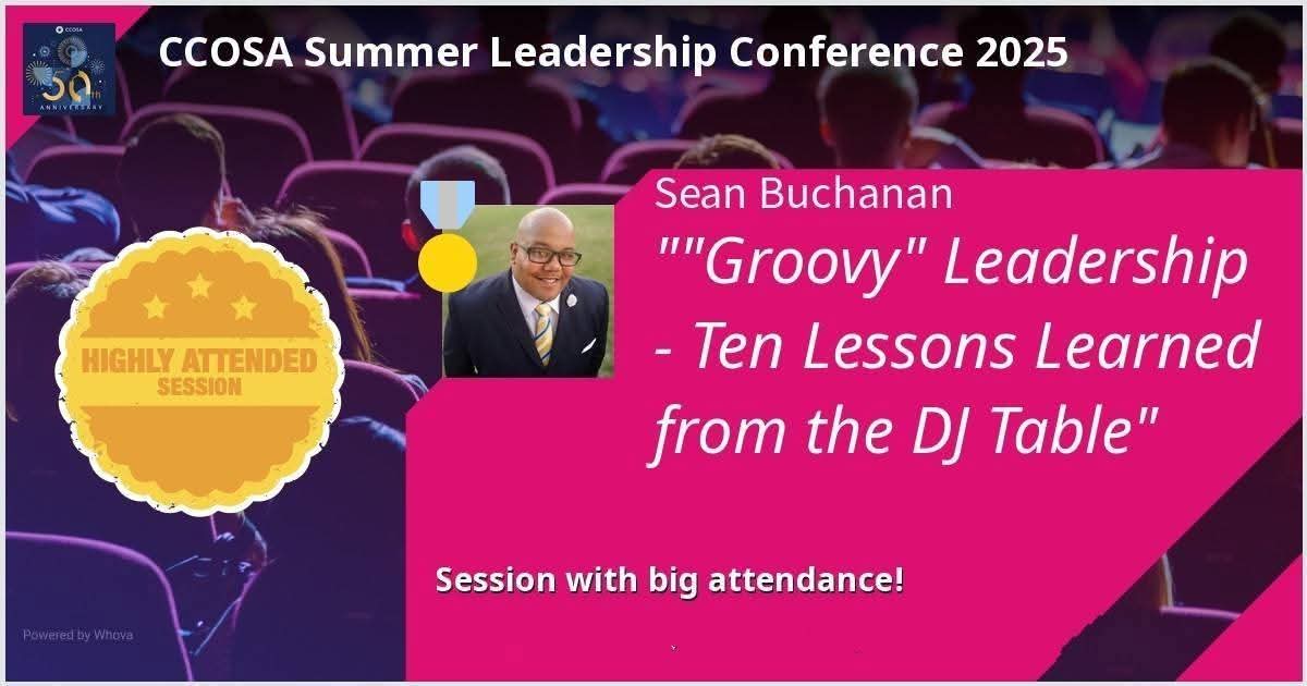 SeanBSolutions's tweet photo. At the CCOSA Leadership Conference, I had the chance to share 1 of my sessions, “Groovy Leadership" - Lessons Learned From the DJ Table” ..Yall...🔥🔥🔥 🔥 The room was full of Okla leaders I respect and admire.
https://t.co/LzvUH3emqG

  #tlcineducation #iwanttobeaworldchanger https://t.co/eXu8fAbq1f