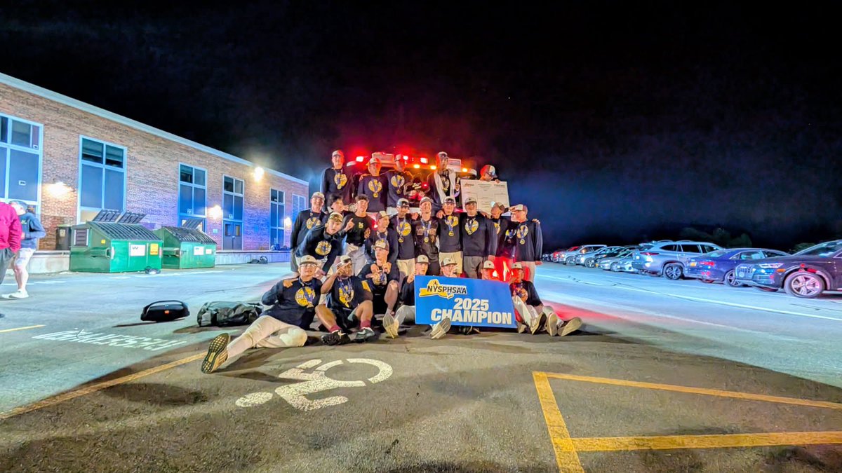 The Pittsford Volunteer Fire Department was honored to escort the Mendon High School Boys Baseball Team back to the High School after winning a State Championship.  Congratulations!!!