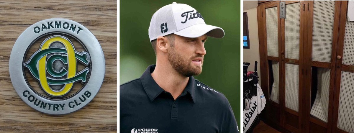 PGATUOR's tweet photo. Oakmont Country Club has invited Wyndham Clark to the 9th green at 9:00 tomorrow night. https://t.co/OjomnMu2aq