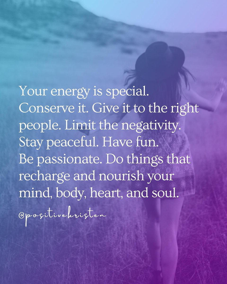 Your energy is special 🌸