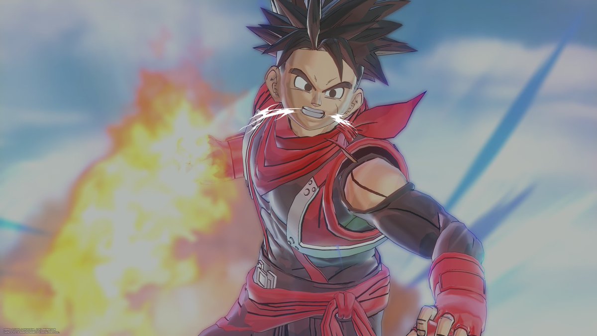 Toon_Monarch's tweet photo. @dbgame_official #DBXV2_SFC25_US 

Name:Tamato
Race:Saiyan https://t.co/zr2QxhK30Z