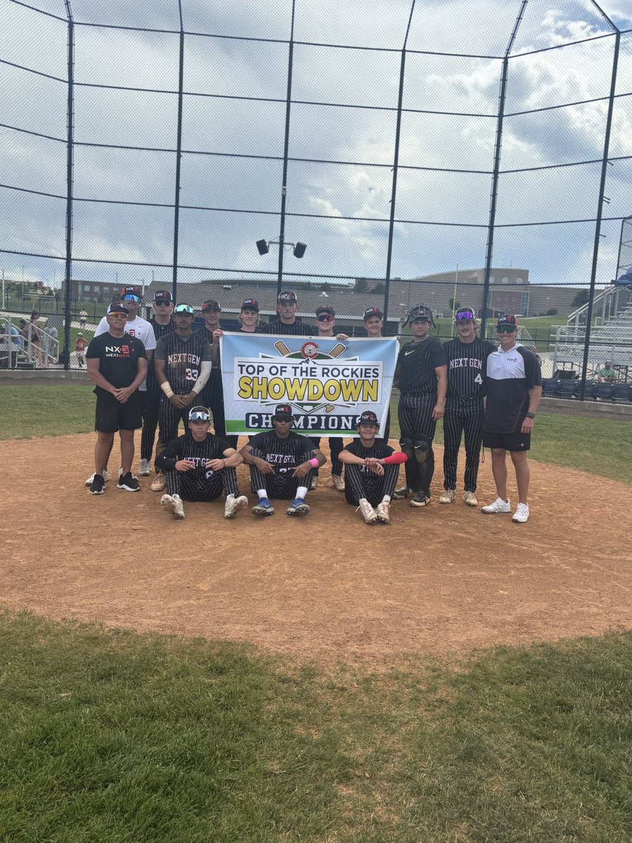 Congratulations to Next Gen National 17u, Top of the Rockies 18u Champions