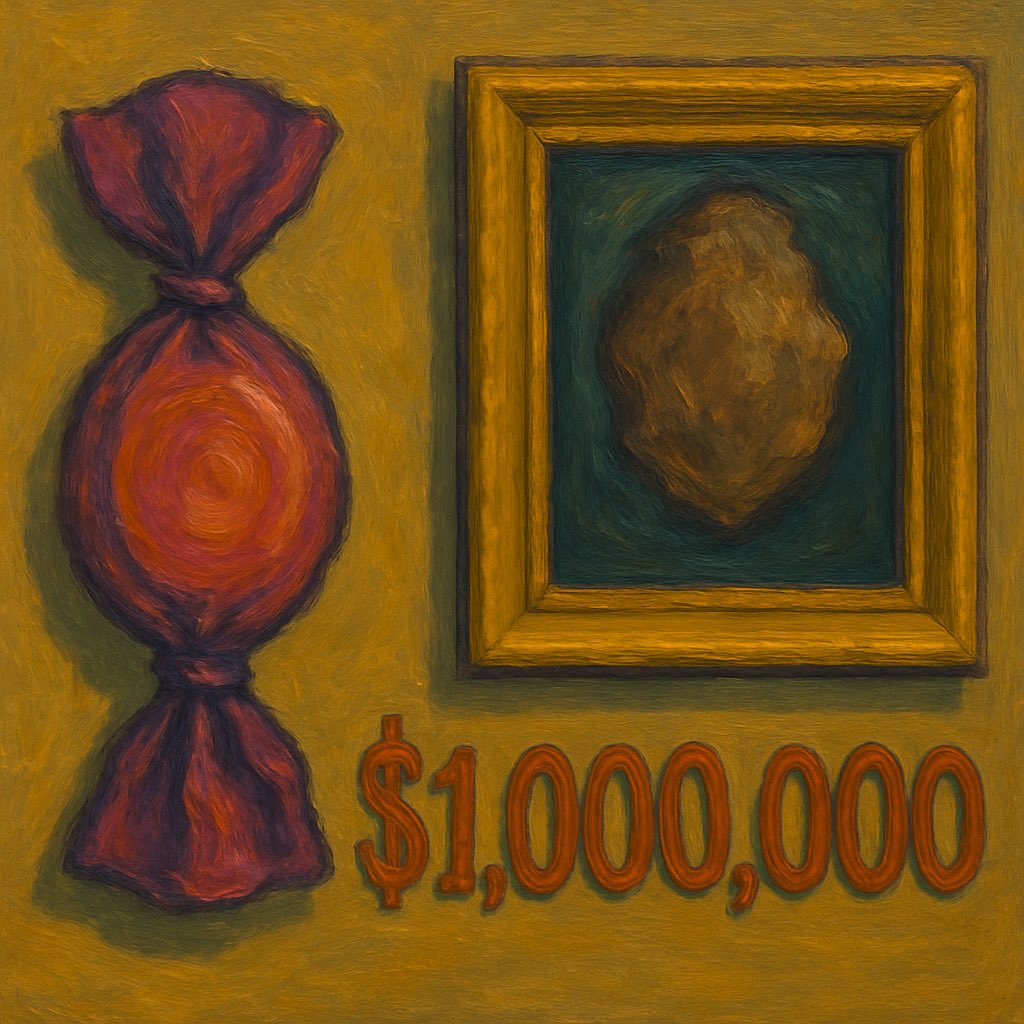 Fahuradigitalarts (@fahuradigitarts) on Twitter photo it takes is to stick a beautiful story to a shitty piece of art for it to taste like candy and be worth millions of dollars 🤑💰🙃
Fahura
#art #crazyart #crazymarket #paint 
<a href="/elonmusk/">Elon Musk</a> <a href="/rarible/">Rarible</a> <a href="/opensea/">OpenSea</a> <a href="/metmuseum/">The Metropolitan Museum of Art</a> <a href="/MuseumModernArt/">MoMA The Museum of Modern Art</a> <a href="/vangoghmuseum/">Van Gogh Museum</a>  <a href="/DesignMuseum/">the Design Museum</a> 
<a href="/brooklynmuseum/">Brooklyn Museum</a> it takes is to stick a beautiful story to a shitty piece of art for it to taste like candy and be worth millions of dollars 🤑💰🙃
Fahura
#art #crazyart #crazymarket #paint 
<a href="/elonmusk/">Elon Musk</a> <a href="/rarible/">Rarible</a> <a href="/opensea/">OpenSea</a> <a href="/metmuseum/">The Metropolitan Museum of Art</a> <a href="/MuseumModernArt/">MoMA The Museum of Modern Art</a> <a href="/vangoghmuseum/">Van Gogh Museum</a>  <a href="/DesignMuseum/">the Design Museum</a> 
<a href="/brooklynmuseum/">Brooklyn Museum</a>