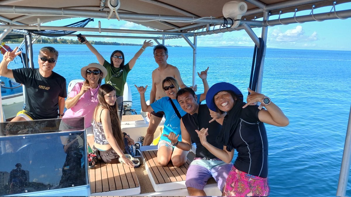 きまぐれダイバー(ユーイチ)/サイパンでダイビングインストラクターとYouTubeやってます (@kimagurediver) on Twitter photo サイパン島より🏝️
2024年のマリンダイビングのベストガイドに入ってるイントラネキ3人さんと乗り合いになりました♪😂😂😂
とりあえずテニアン島に目指します♪
<a href="/AKARIDIVER/">AKARI@サイパンで潜る人🤿.°</a>
#サイパン #スキューバダイビング #テニアン サイパン島より🏝️
2024年のマリンダイビングのベストガイドに入ってるイントラネキ3人さんと乗り合いになりました♪😂😂😂
とりあえずテニアン島に目指します♪
<a href="/AKARIDIVER/">AKARI@サイパンで潜る人🤿.°</a>
#サイパン #スキューバダイビング #テニアン