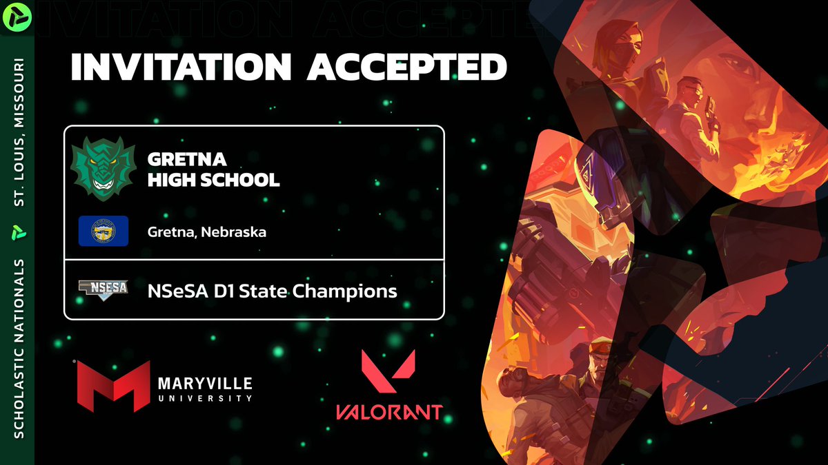 LOS Scholastic Champs (@los_scholastic) on Twitter photo Cornhusker pride incoming!🌽
<a href="/EsportsGretna/">GretnaEsports</a> is heading to <a href="/MaryvilleGG/">Maryville Esports</a> to represent <a href="/NSeSA_esports/">Nebraska Schools eSports Association</a> at the <a href="/League_OS/">LeagueOS</a> Scholastic Nationals, June 17–18th!
They dominated the state, can they dominate the nation?
#LOSNationals #Scholastic #RoadtoStLouis
📺 twitch.tv/los_scholastic Cornhusker pride incoming!🌽
<a href="/EsportsGretna/">GretnaEsports</a> is heading to <a href="/MaryvilleGG/">Maryville Esports</a> to represent <a href="/NSeSA_esports/">Nebraska Schools eSports Association</a> at the <a href="/League_OS/">LeagueOS</a> Scholastic Nationals, June 17–18th!
They dominated the state, can they dominate the nation?
#LOSNationals #Scholastic #RoadtoStLouis
📺 twitch.tv/los_scholastic