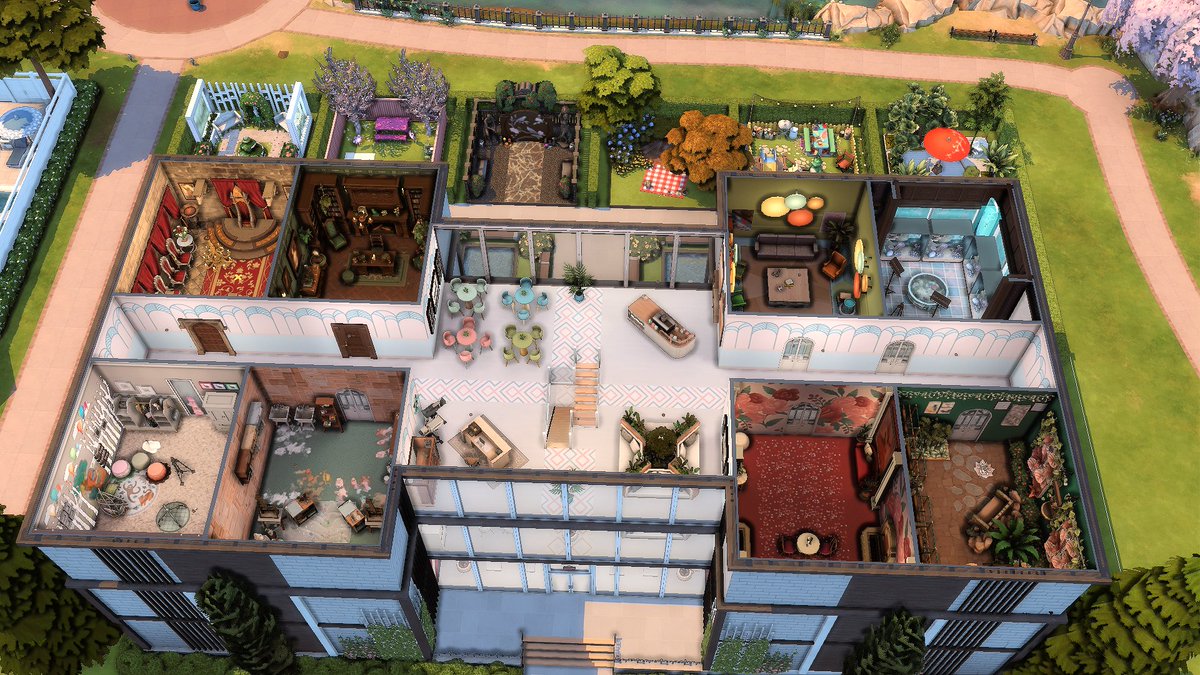 VelvettB 🇳🇿 (@velvettbyt) on Twitter photo Overview of the whole build, exterior by <a href="/PrettyPoisonSim/">PrettyPoison | Sims 4</a> plus the Ground Floor and mega host with the most.
Exterior host <a href="/Niscenna/">Niscenna</a>
Floor 2 host <a href="/MenaBuchner/">Mena Buchner</a>
4/4
#StudioCollab Overview of the whole build, exterior by <a href="/PrettyPoisonSim/">PrettyPoison | Sims 4</a> plus the Ground Floor and mega host with the most.
Exterior host <a href="/Niscenna/">Niscenna</a>
Floor 2 host <a href="/MenaBuchner/">Mena Buchner</a>
4/4
#StudioCollab