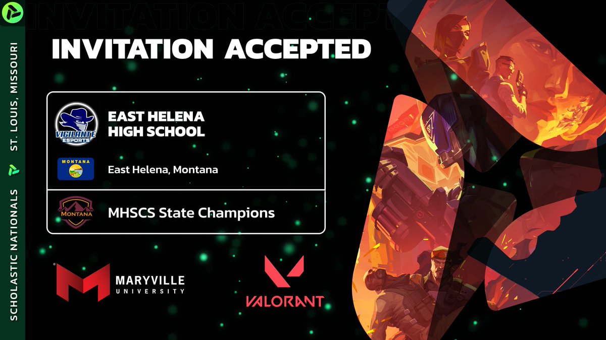 LOS Scholastic Champs (@los_scholastic) on Twitter photo Big talent from Big Sky Country 🌄
<a href="/EastHelenaHigh/">East Helena High School Vigilantes</a> is heading to the <a href="/League_OS/">LeagueOS</a> Scholastic Nationals hosted at <a href="/MaryvilleGG/">Maryville Esports</a>, June 17–18th!
Montana’s top dogs are ready for the national spotlight.
#LOSNationals #Scholastic #RoadtoStLouis
📺 twitch.tv/los_scholastic Big talent from Big Sky Country 🌄
<a href="/EastHelenaHigh/">East Helena High School Vigilantes</a> is heading to the <a href="/League_OS/">LeagueOS</a> Scholastic Nationals hosted at <a href="/MaryvilleGG/">Maryville Esports</a>, June 17–18th!
Montana’s top dogs are ready for the national spotlight.
#LOSNationals #Scholastic #RoadtoStLouis
📺 twitch.tv/los_scholastic
