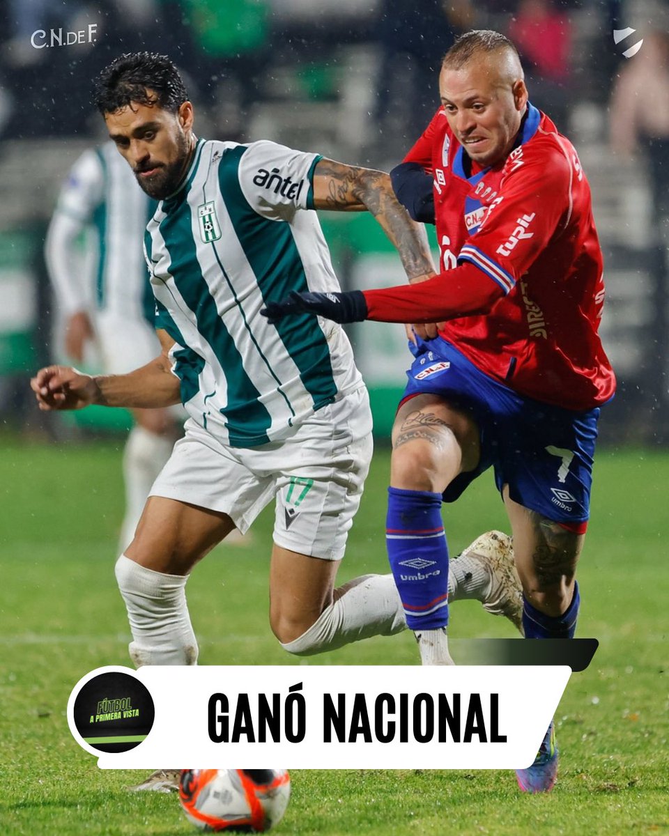 ✋🏻 FINAL DEL PARTIDO

✅ Triunfo de Nacional 2-1 sobre Racing en el Viera.

⚽️ Báez 64’ , López 82’ los goles para Nacional. 

⚽️ Cáceres 86’ el gol para Racing. 

🔎 Primer tiempo intenso y parejo, donde ambos equipos mostraron un juego  dinámico. La posesión fue equilibrada,