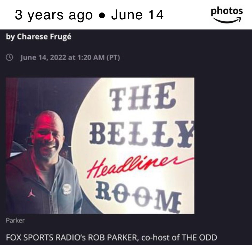 robparkerMLBbro's tweet photo. Three years ago today, I made by standup comedy debut at @TheComedyStore in The Belly Room. #amazingnight https://t.co/6tMOAQUjer