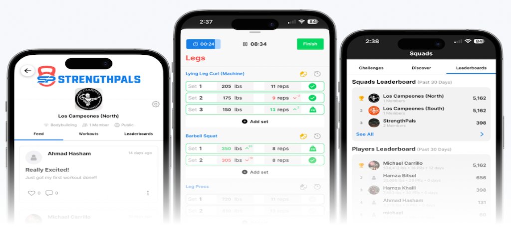 GreatWhiteMike3's tweet image. day 1: building the Strava for weightlifters 

Strava is great but why does it focus primarily on endurance athletes? 

What about strength training? 

I&apos;m building an app to solve this. It&apos;s called StrengthPals.

#BuildInPublic #StartUpLife #MakerLog #StrengthPals