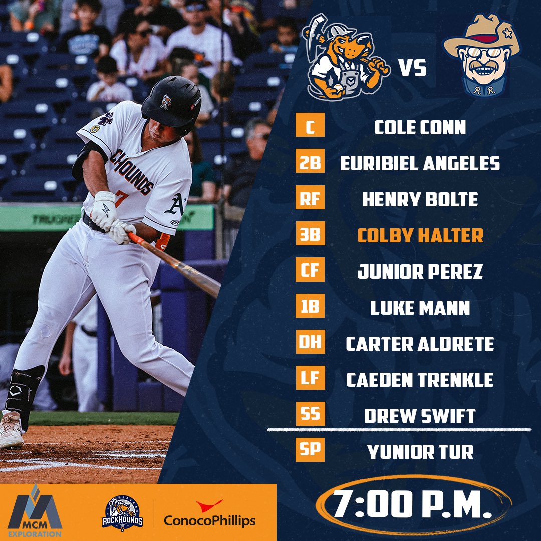 Show up wearing your favorite costume, watch some RockHound baseball, and stay for fireworks postgame! 😎

🏟️: Momentum Ballpark
⏰: 7:00 P.M.
🎟️: milb.com/midland/tickets
📺: Milb.tv/BallyLive