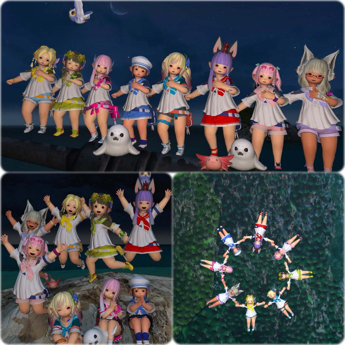 upaupa_0114's tweet photo. ウパちゅ〜すᐕ)ﾉ
 #おはララ です
昨日は #ぱすフラ のみんなと集まって撮影会したよ📸
全員集合ではなかったけど久しぶりに集まってワイワイ楽しい時間を過ごしました☺️
またみんなと集まって何かやれたらいいね🎶
 #FF14  #ララフェル https://t.co/VjF91y4dqw
