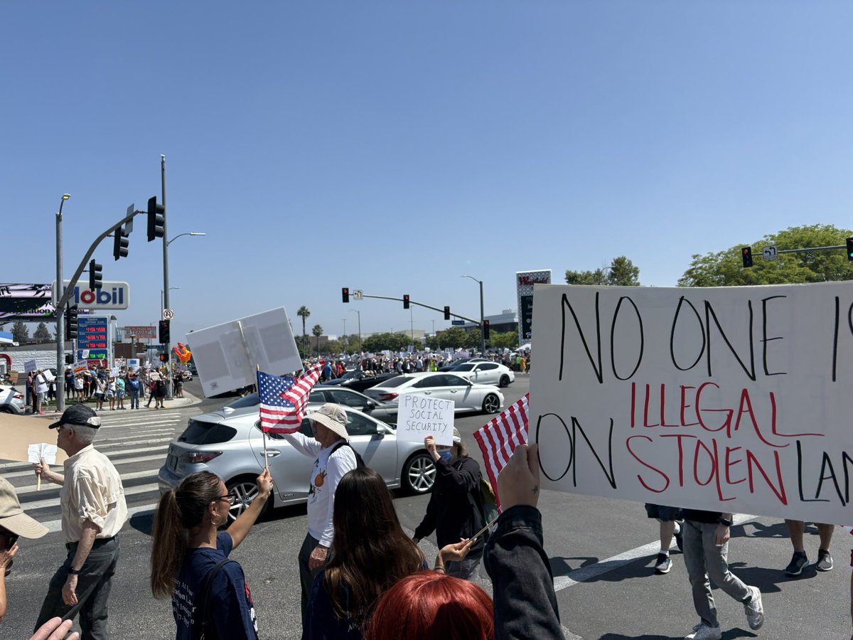 Not only are we funny, but we will stand up for all Americans!

My fellow THOSE FOUR MISFITS cast member, Ryan Provencher, and I were at the #NoKingsProtest in Woodland Hills, CA today.

This is America. 8647

#NoKings #ImpeachTrump #AbolishICE #TrumpIsAFascist #NoKingsDay